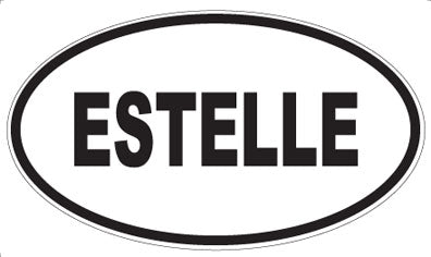 ESTELLE - Oval Sticker