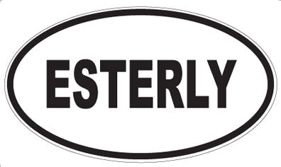 ESTERLY - Oval Sticker