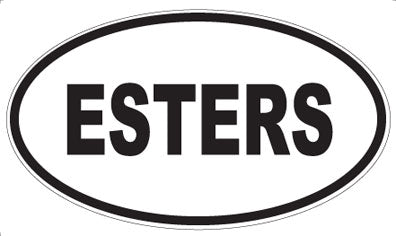 ESTERS - Oval Magnet