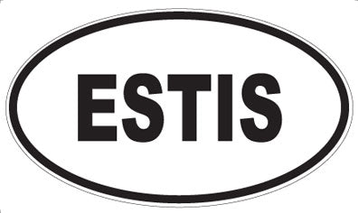 ESTIS - Oval Magnet