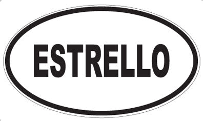 ESTRELLO - Oval Magnet