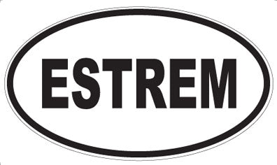 ESTREM - Oval Magnet