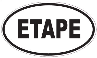 ETAPE - Oval Sticker