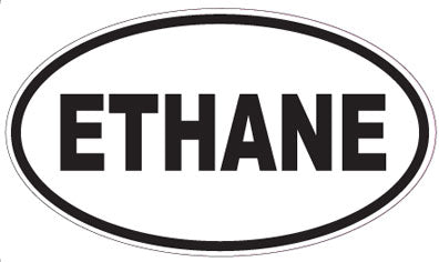 ETHANE - Oval Sticker