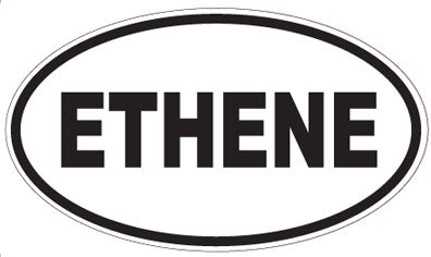 ETHENE - Oval Sticker