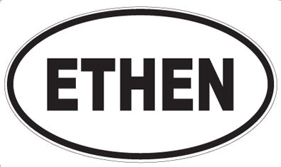 ETHEN - Oval Magnet