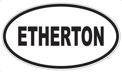 ETHERTON - Oval Magnet