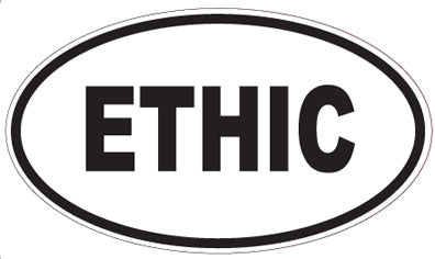 ETHIC - Oval Magnet
