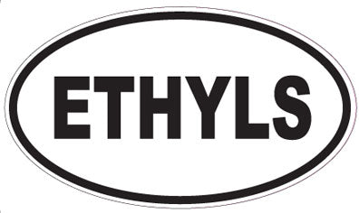 ETHYLS - Oval Sticker