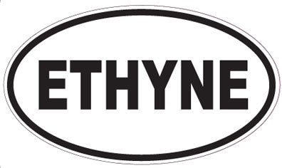 ETHYNE - Oval Sticker