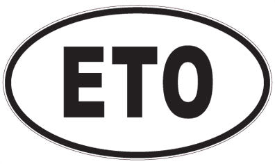 ETO - 3 Letter Initials Oval Magnet