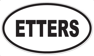 ETTERS - Oval Magnet