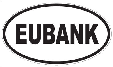 EUBANK - Oval Sticker