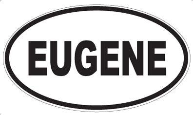 EUGENE - Oval Sticker