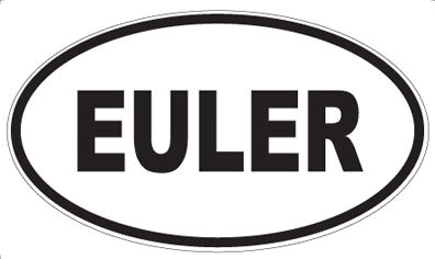 EULER - Oval Magnet