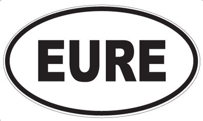 EURE - Oval Sticker