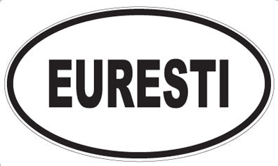 EURESTI - Oval Sticker