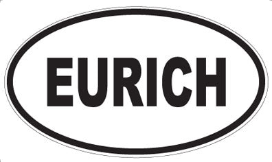 EURICH - Oval Sticker