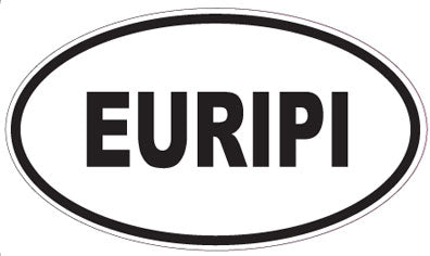 EURIPI - Oval Sticker