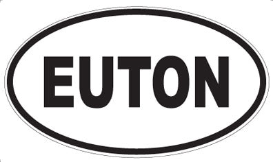 EUTON - Oval Sticker