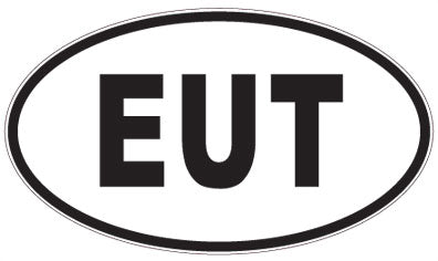 EUT - 3 Letter Initials Oval Magnet