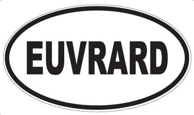 EUVRARD - Oval Sticker