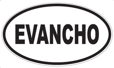 EVANCHO - Oval Sticker