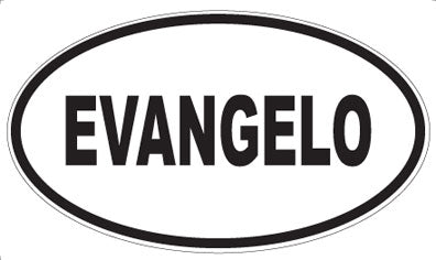 EVANGELO - Oval Sticker