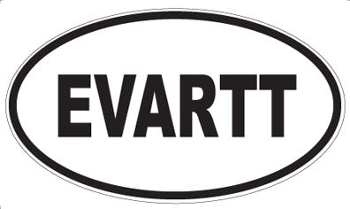 EVARTT - Oval Sticker