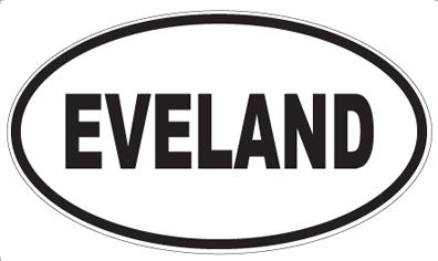 EVELAND - Oval Sticker