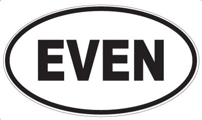 EVEN - Oval Magnet