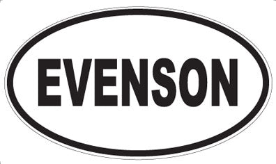 EVENSON - Oval Magnet