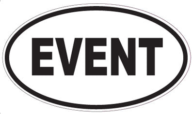 EVENT - Oval Sticker