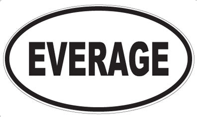 EVERAGE - Oval Magnet