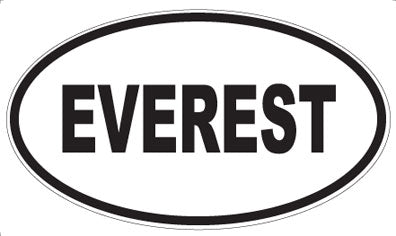 EVEREST - Oval Sticker