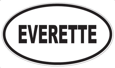 EVERETTE - Oval Magnet