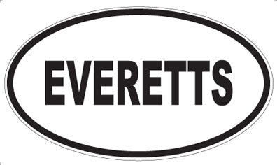 EVERETTS - Oval Magnet