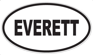 EVERETT - Oval Magnet