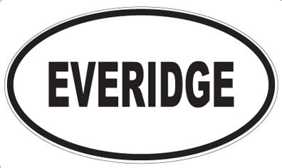 EVERIDGE - Oval Sticker