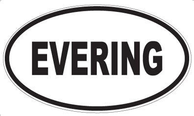 EVERING - Oval Sticker