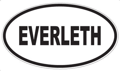EVERLETH - Oval Sticker