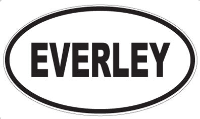 EVERLEY - Oval Sticker