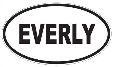 EVERLY - Oval Magnet
