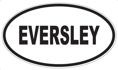 EVERSLEY - Oval Sticker