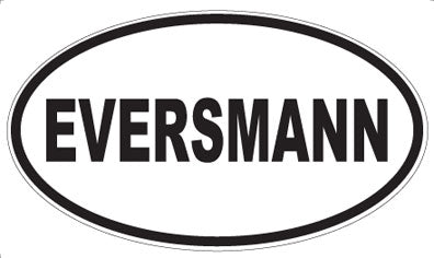 EVERSMANN - Oval Sticker