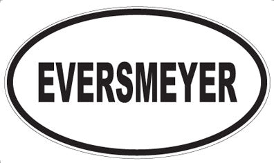 EVERSMEYER - Oval Magnet