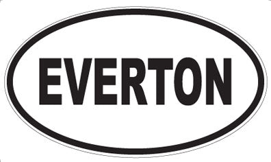 EVERTON - Oval Sticker