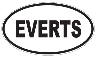 EVERTS - Oval Magnet