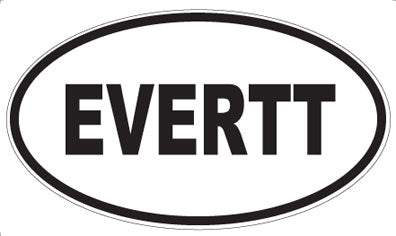 EVERTT - Oval Sticker