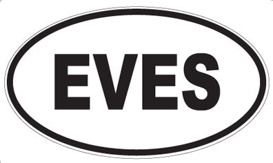 EVES - Oval Magnet